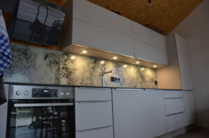 Bemalte Küchenrückwand